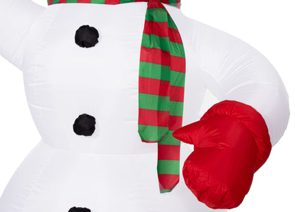 Opblaasbare Sneeuwpop - Buitendecoratie - Zelfopblazend - 180 x 80 cm