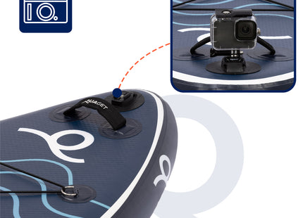 SUP Board - Opblaasbaar Paddle Board - Met Tas - Met Zitje -Inclusief Accessoires - Complete Set - Max. 180KG - 320x84cm - Meerkleurig