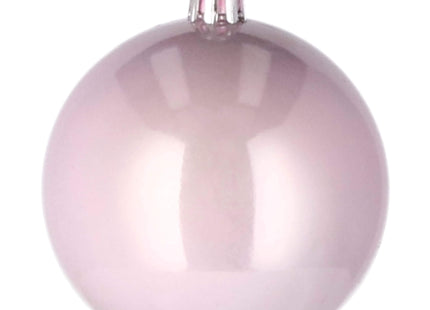 Kerstballen | 12 Stuks | 6 cm | Parelroze