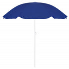 Parasol | Strand Parasol | Parasols | Opvouwbaar | Kantelbaar | 180 cm | Blauw/Wit