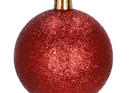 Kerstballen | 30 Stuks | 6/5/4 cm | Rood