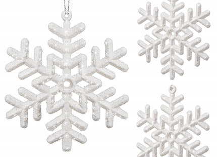 Kerstversiering | Kerstdecoratie Voor Binnen | Kersthanger | Sneeuwvlok | 3 Stuks