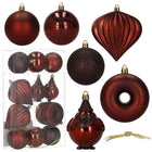 Kerstballen | 12 Stuks | 6 cm | Rood