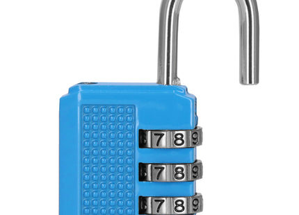 Hangslot - Slot - 3 Cijferig - Bagage - Donker Blauw