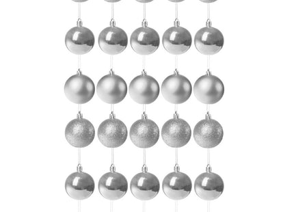 Kerstballen | 30 Stuks | 6 cm | Zilver