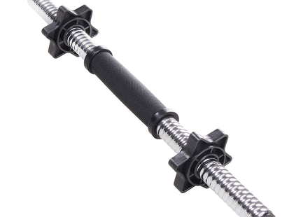 Korte Halterstang | Barbell | Chroomstaal | 45 cm | 0.8KG