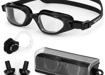 Duikbril - Zwembril - Inclusief Oordoppen En Neusklem - Verstelbaar - Unisex - Zwart
