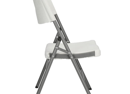 Campingstoel | Kampeerstoel | Vouwstoel | Klapstoel | Polyetheen | Wit