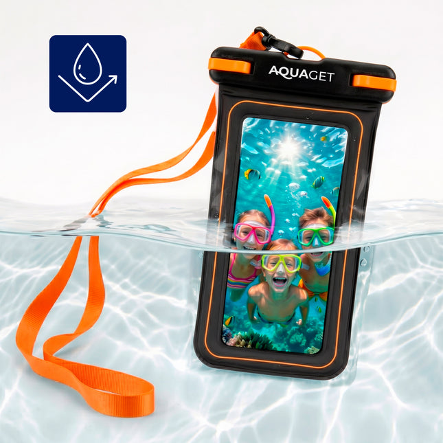 Waterdichte Telefoonhoes | Drybag | 19 X 11 cm | Transparant