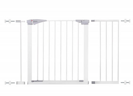 Traphekje | 112 - 119 cm | Traphek | Veiligheidshekje | Metaal | Wit