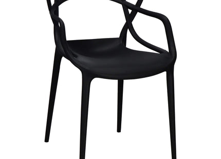 Scandinavische Stoel  - Woonkamer - Keuken - Eetkamer - Interieur - Binnenshuis - Buitenshuis - Zwart