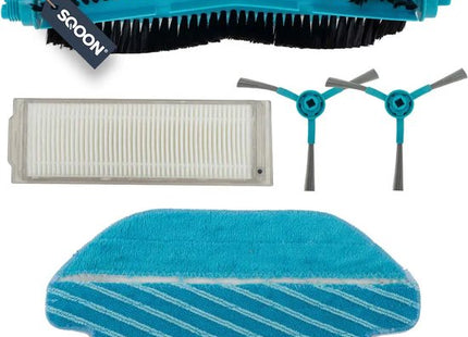 SQOON®  Onderhoudsset Geschikt voor Cecotec Conga 3290 / 3390 / 3490 / 3590 / 3690 / 3790 Serie – 5-delig