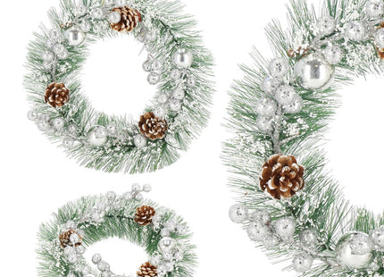 Kerstkrans | Kerst Decoratie | 24 cm