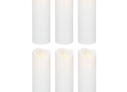 LED Kaars | Batterijen | Wit | Warm Wit | 15 X 5 CM