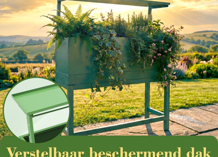 Kweekbak - Plantenbak - Moestuin - Irrigatiesysteem - Verhoogd - Verstelbaar - Planten