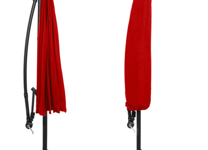 Parasol | Parasols | Kantelbaar | Met Ventilatie | Rood | Ø300 cm
