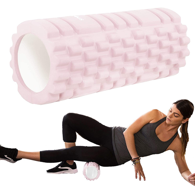 Foam Roller | Medium Hardheid | 33 cm | Roze
