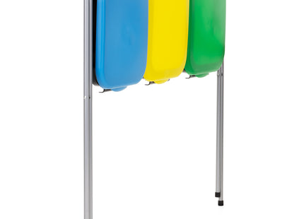 Vuilniszakkenhouder - Frame voor Afvalzakken - Standaard - 2 delen - Geel/Groen/Blauw - 30 Kg