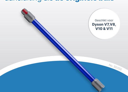 SQOON® - Zuigbuis geschikt voor Dyson V7, V8, V10, V11 en V15 blauw - Model 969109-01