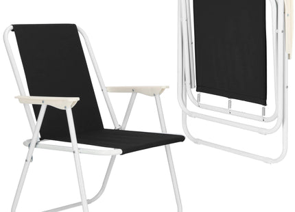 Campingstoel | Kampeerstoel | Vouwstoel | Visstoel | Inklapbaar | Marineblauw