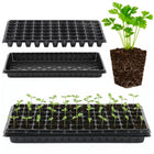 Moestuinbakken - 2 stuks -  Zaailingen Tray - 66 Cellen Kweker voor Groenten en Kruiden - Geschikt voor beplanting