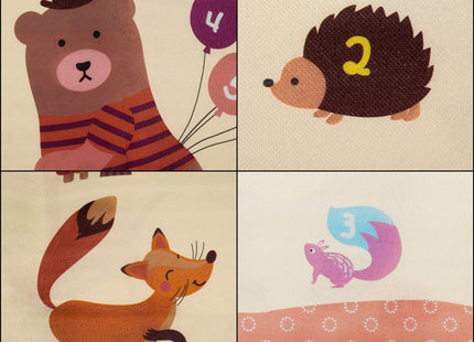 Speelmat | Speelkleed Foam | Opvouwbaar | Dieren | Meetlint in Centimeters | 150 x 180 cm