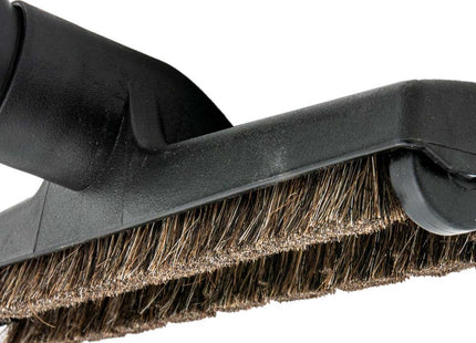 SQOON® Harde Vloeren Borstel 35 mm - Extra lang natuurhaar & rubberen wieltjes - Geschikt voor parket, tegels & laminaat