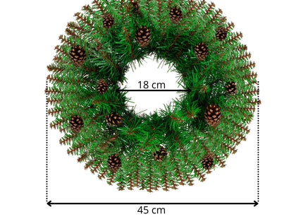 Kerstkrans | Kerst Decoratie | 45 cm