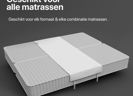 Matraswig - Bedbinder - Liefdesbrug -Matraswig Met band - Matras Binder - Universeel - Wit