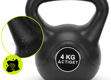 Kettlebell | Kettle Bell | Zwart | 4 kg