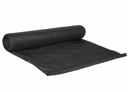 Zichtbreeknet | Rol 1,5 x 25 m | 90 % Schaduw | 65g/m2 | Zwart