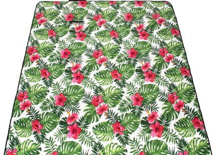 Picknickkleed | Picknickdeken | Buitenkleed | Picknick | 300 x 200 cm | Groen/Roze/Wit