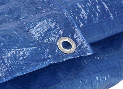 Afdekzeil | Dekzeil | Zeildoek | Waterdicht | PVC | 5 x 4 m | 60 g/m2 | Blauw