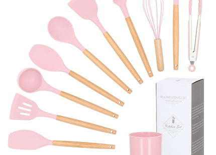 Kookgerei Set | 12 Delig | Roze