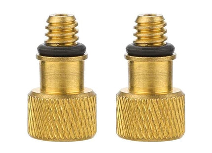 Verloopnippels Fietspomp | Fietspomp | 36 Stuks | Universeel | Goud/Zwart