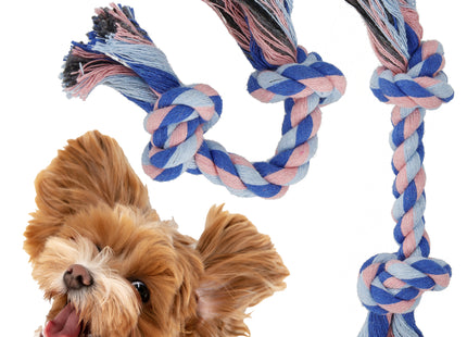Honden Speelgoed - Duurzaam - Hondenspeeltje - Touw - Blauw/Paars