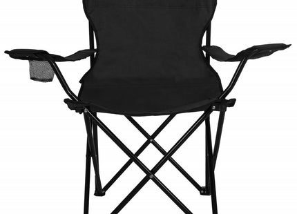 Campingstoel | Kampeerstoel | Vouwstoel | Inclusief Draagtas | Zwart