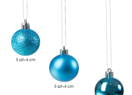 Kerstballen | 20 Stuks | 4 cm | Blauw