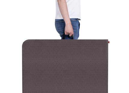 Klaptafel | Vouwtafel | Kampeertafel | Inklapbaar | Draagbaar | 180 x 75 cm | Grijs