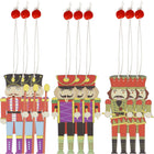 Notenkraker | Kerstboomhanger | 9 Stuks | 3 ontwerpen