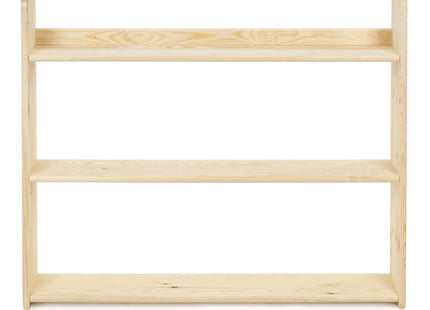 Wandplank - Boekenplank - Kruidenplank - Ophangbaar - Naturel - 10 Kg - 20 x 90 x 74 Cm