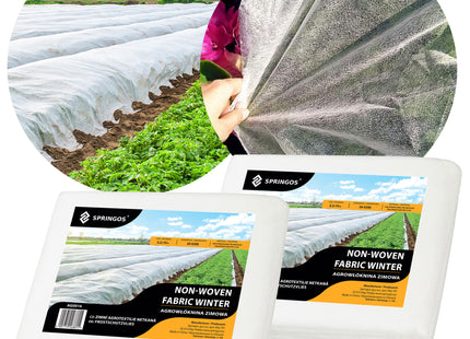 Vliesdoek - Plantenbescherming - 50g/M2 - 10x3.2M - Wit