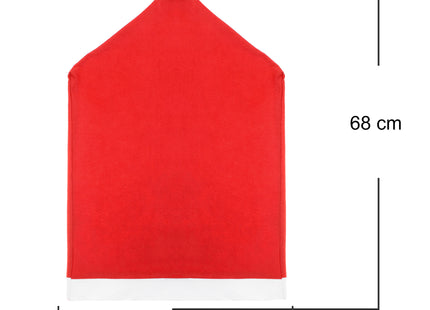 Stoelhoes Kerst | 1 Stuk | Rood/Wit