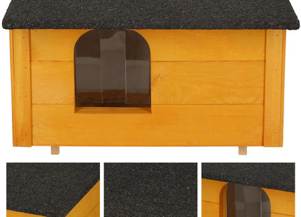 Kattenhuis - Voor Buiten - Geïsoleerd - 56 x 46 x 30 cm
