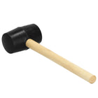 Hamer - Rubberen Hamer - Montagehamer -  Campinghamer - Rubber - Hout - 26 Cm