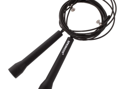 Springtouw | Sport Springtouw | Fitness Springtouw | Verstelbaar | Zwart 3m