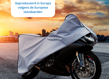 CarPassion Pure Motorhoes - Beschermhoes - Waterdicht &amp; Vorstbestendig - Maat S - Grijs - 205 x 120 cm
