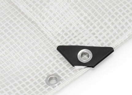Afdekzeil | Dekzeil | Zeildoek | Waterdicht | PVC | 3 x 4 m | 100 g/m2 | Transparant