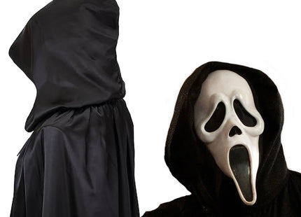 Cape - Verkleedkleding - Mantel - Halloween - Carnaval - Zwart