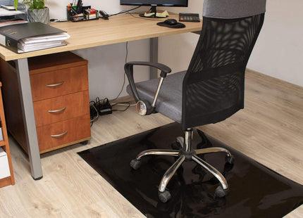 Bureaustoelmat | Antislip | Zwart | 100 x 70 cm | 1 mm